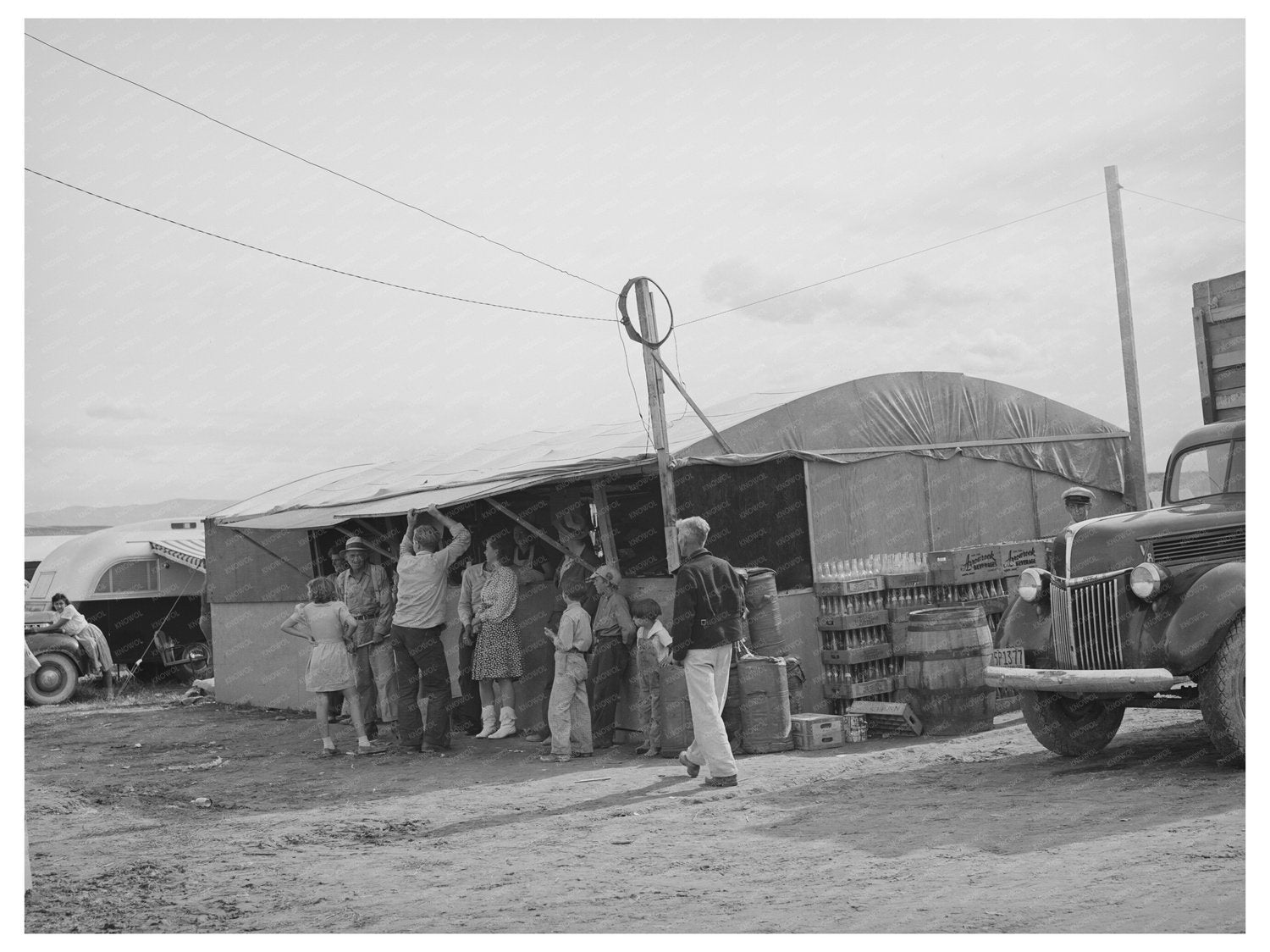 Canyon County Idaho Pea Pickers Camp Commissary 1941