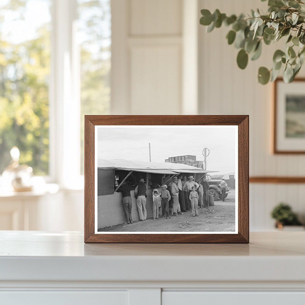 Commissary at Pea Pickers Camp Canyon County Idaho 1941