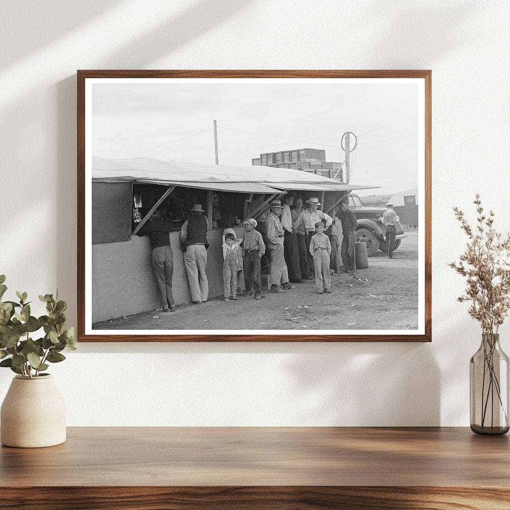 Commissary at Pea Pickers Camp Canyon County Idaho 1941