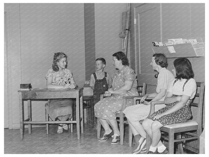 Vintage 1941 Clinic Patients at Idaho Labor Camp