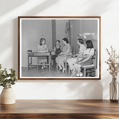 Vintage 1941 Clinic Patients at Idaho Labor Camp