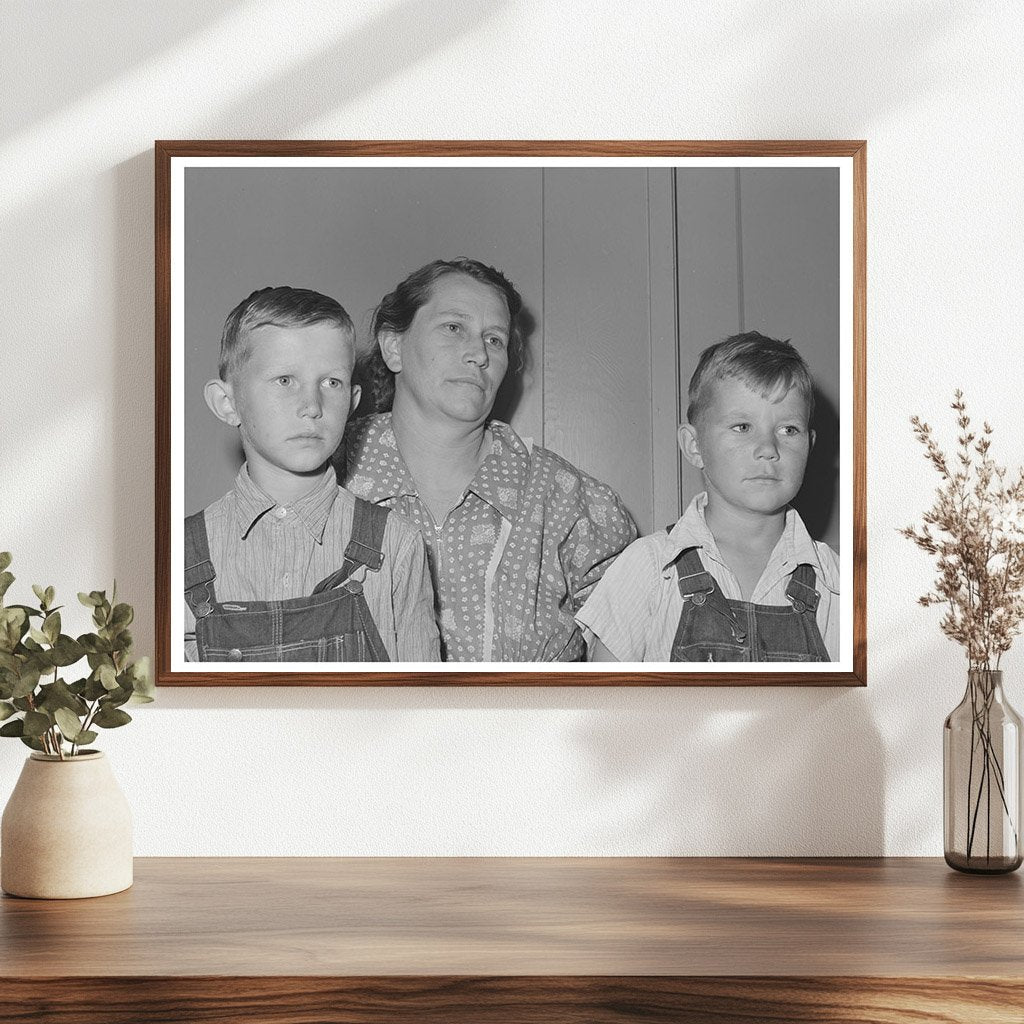 Mother and Children at Farm Labor Camp Caldwell Idaho 1941