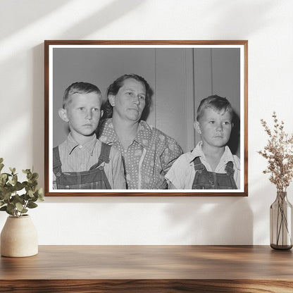 Mother and Children at Farm Labor Camp Caldwell Idaho 1941