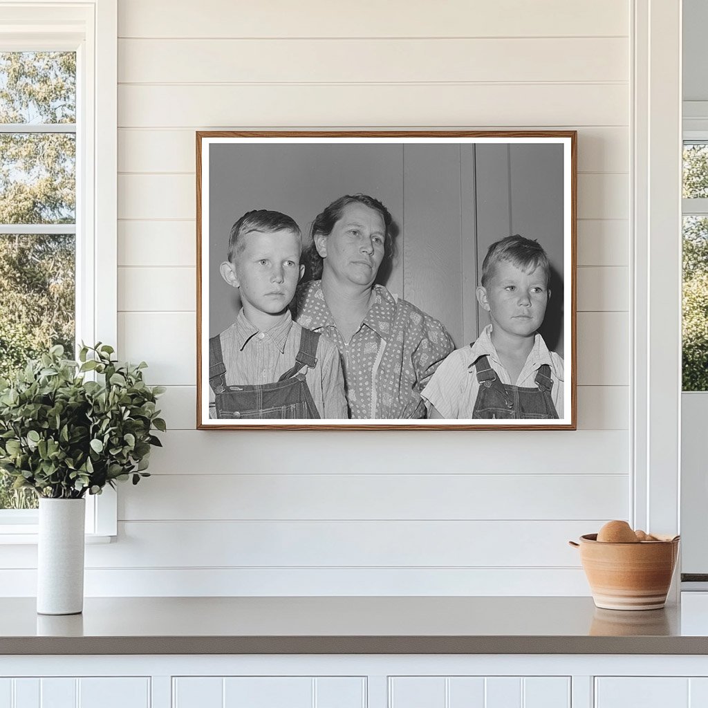 Mother and Children at Farm Labor Camp Caldwell Idaho 1941