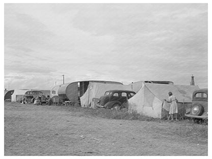 1941 Labor Contractor Camp for Pea Pickers Idaho