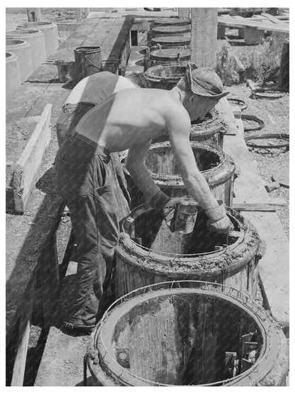 Irrigation Tile Making in Canyon County Idaho 1941