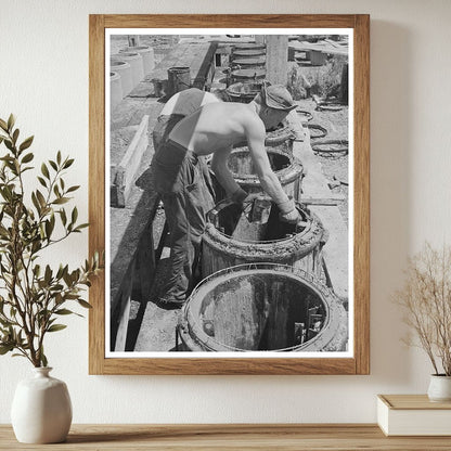 Irrigation Tile Making in Canyon County Idaho 1941