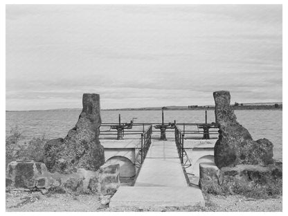 Deer Flat Reservoir Outlet Gates Idaho June 1941