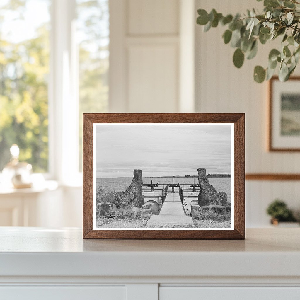 Deer Flat Reservoir Outlet Gates Idaho June 1941