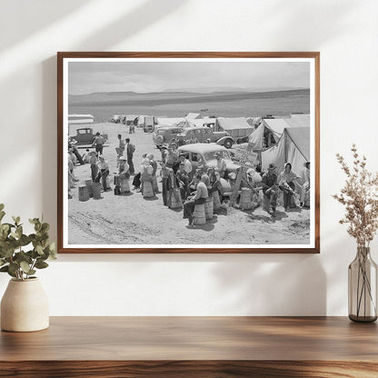 Pea Pickers Camp in Canyon County Idaho June 1941