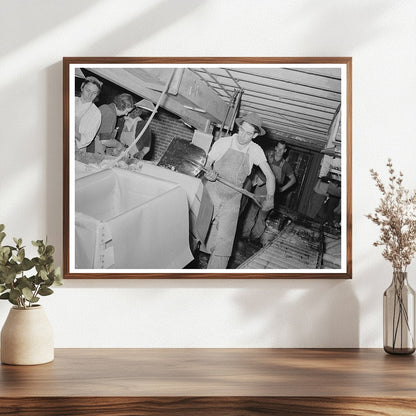 Icing Lettuce Crates for Shipment in Idaho June 1941