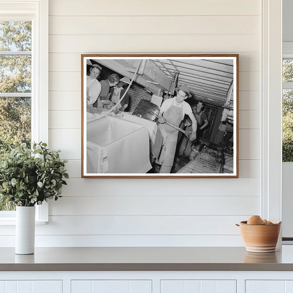Icing Lettuce Crates for Shipment in Idaho June 1941