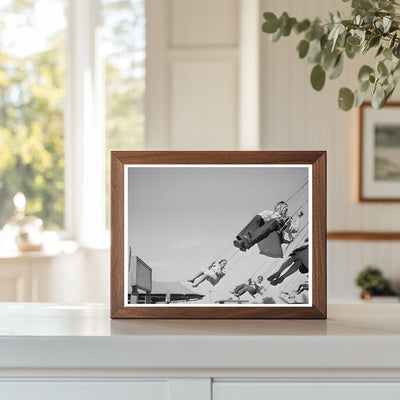 Fourth of July Carnival Ride in Vale Oregon 1941