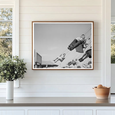 Fourth of July Carnival Ride in Vale Oregon 1941