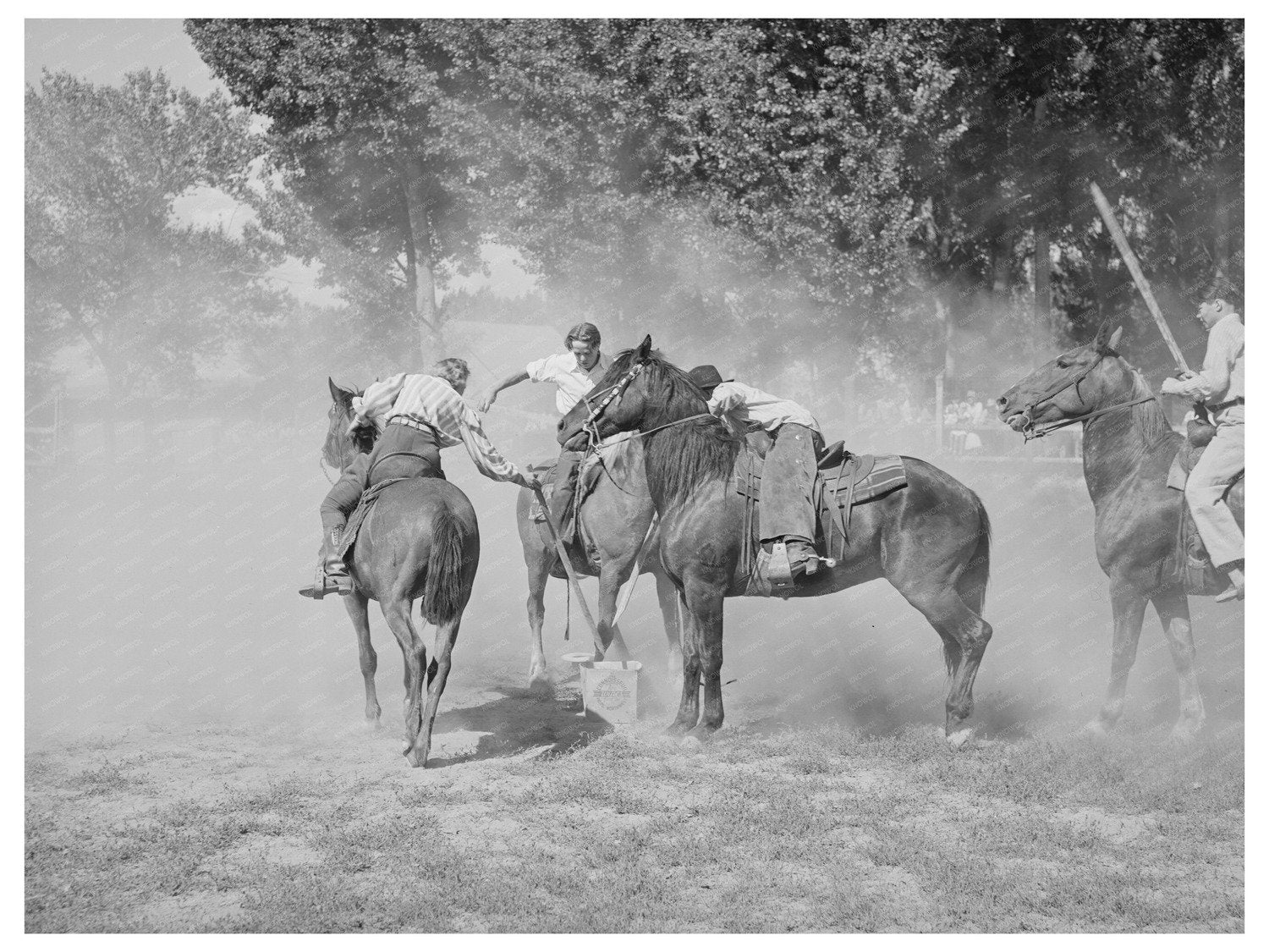 Potato Race at Fourth of July Celebration Vale Oregon 1941