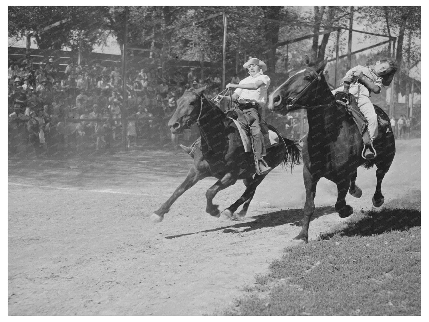 Vale Oregon Horse Race Finish Line July 1941