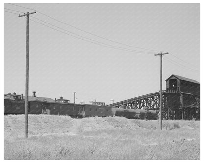 Nampa Idaho Coaling Station June 1941 Vintage Photograph