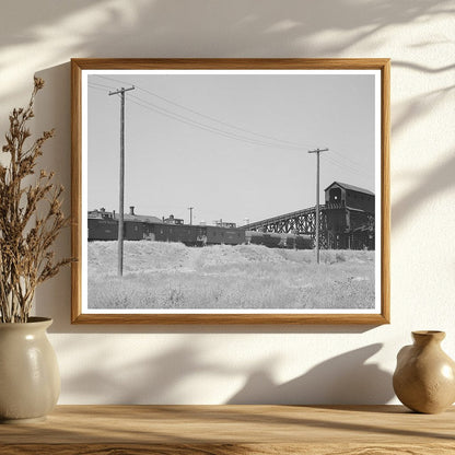 Nampa Idaho Coaling Station June 1941 Vintage Photograph