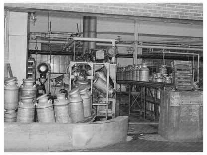 Sterilizing Milk Cans at Dairymens Cooperative Creamery 1941