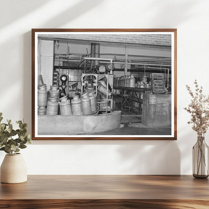 Sterilizing Milk Cans at Dairymens Cooperative Creamery 1941