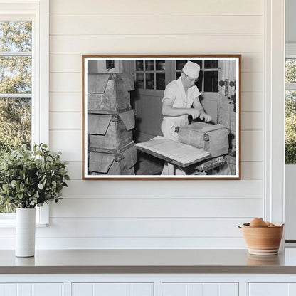 1941 Vintage Photo of Butter Waxing Process in Idaho