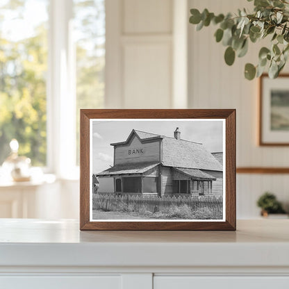 Old Bank Building Residence Cascade Idaho June 1941