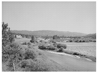Garden Valley Idaho Landscape Scene June 1941