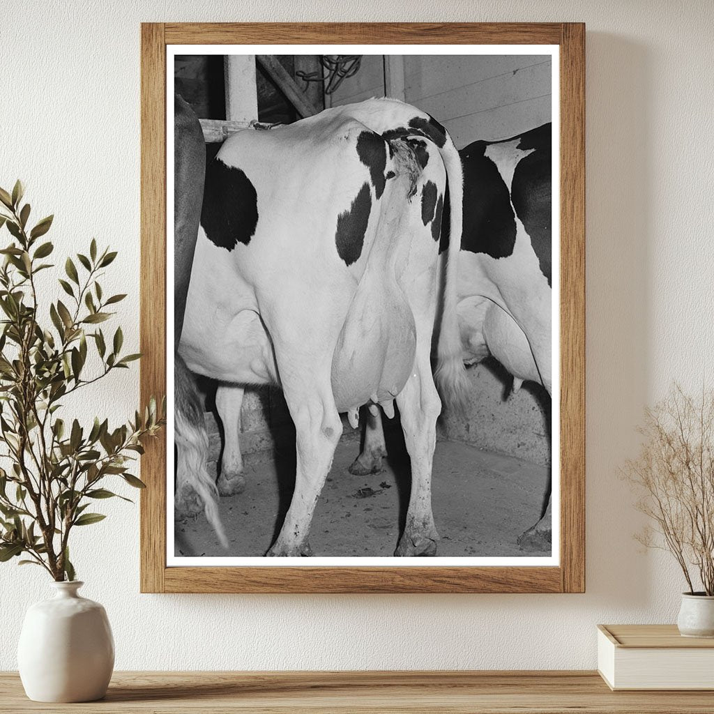 Cows at Dairymens Cooperative Creamery Caldwell Idaho 1941