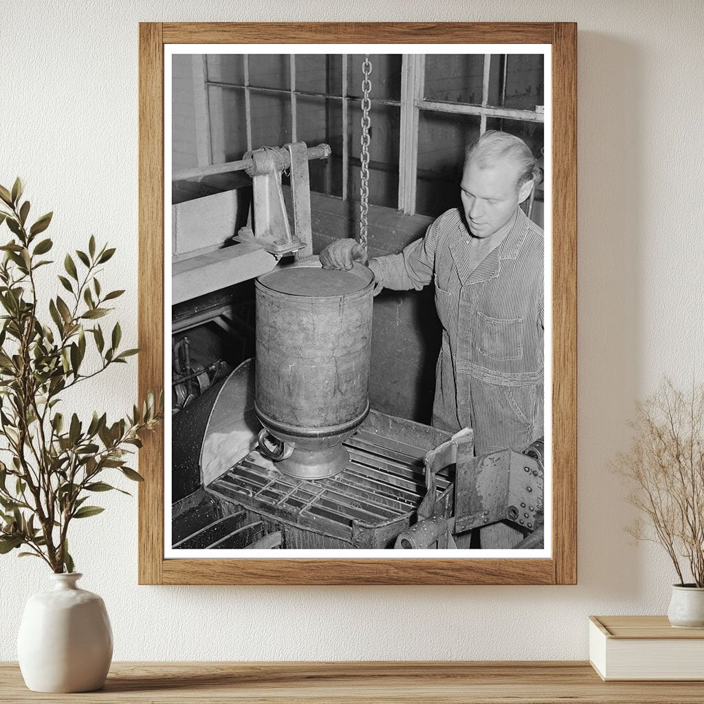 Milk Weighing Process at Dairymens Cooperative 1941