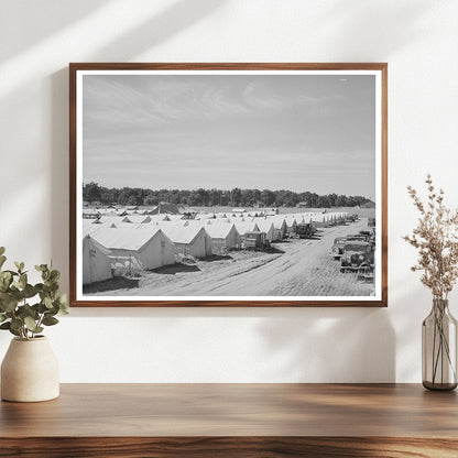 1941 Migratory Farm Labor Camp Tents in Oregon