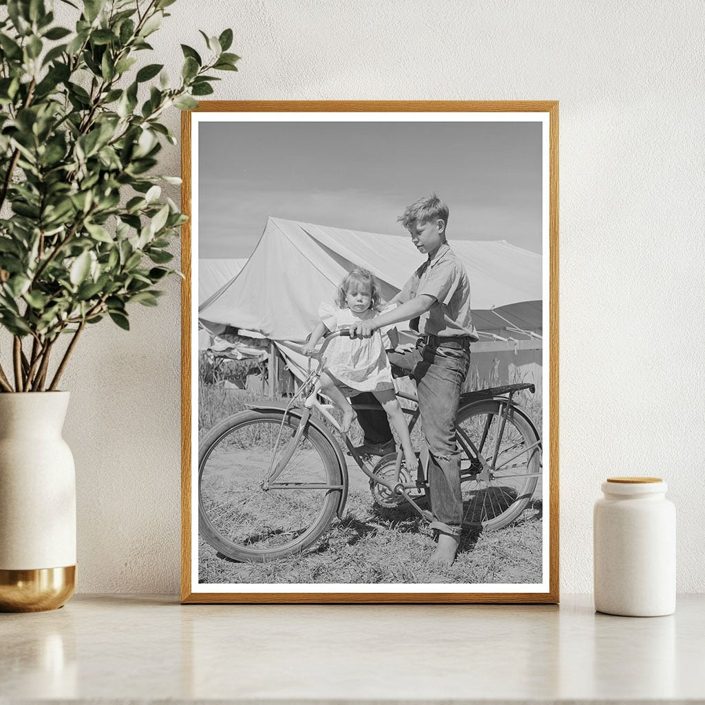 Tent Home at Migratory Farm Labor Camp Athena Oregon 1941