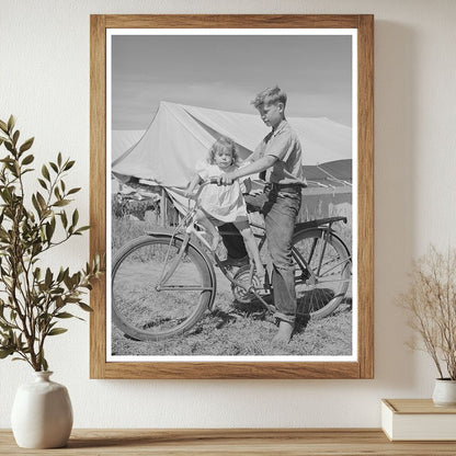 Tent Home at Migratory Farm Labor Camp Athena Oregon 1941