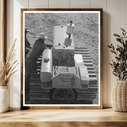 Caterpillar Tractor and Wheat Combine Whitman County 1941