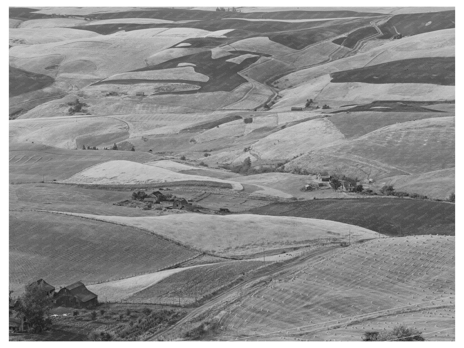 1941 Vintage Agricultural Land Nez Perce County Idaho