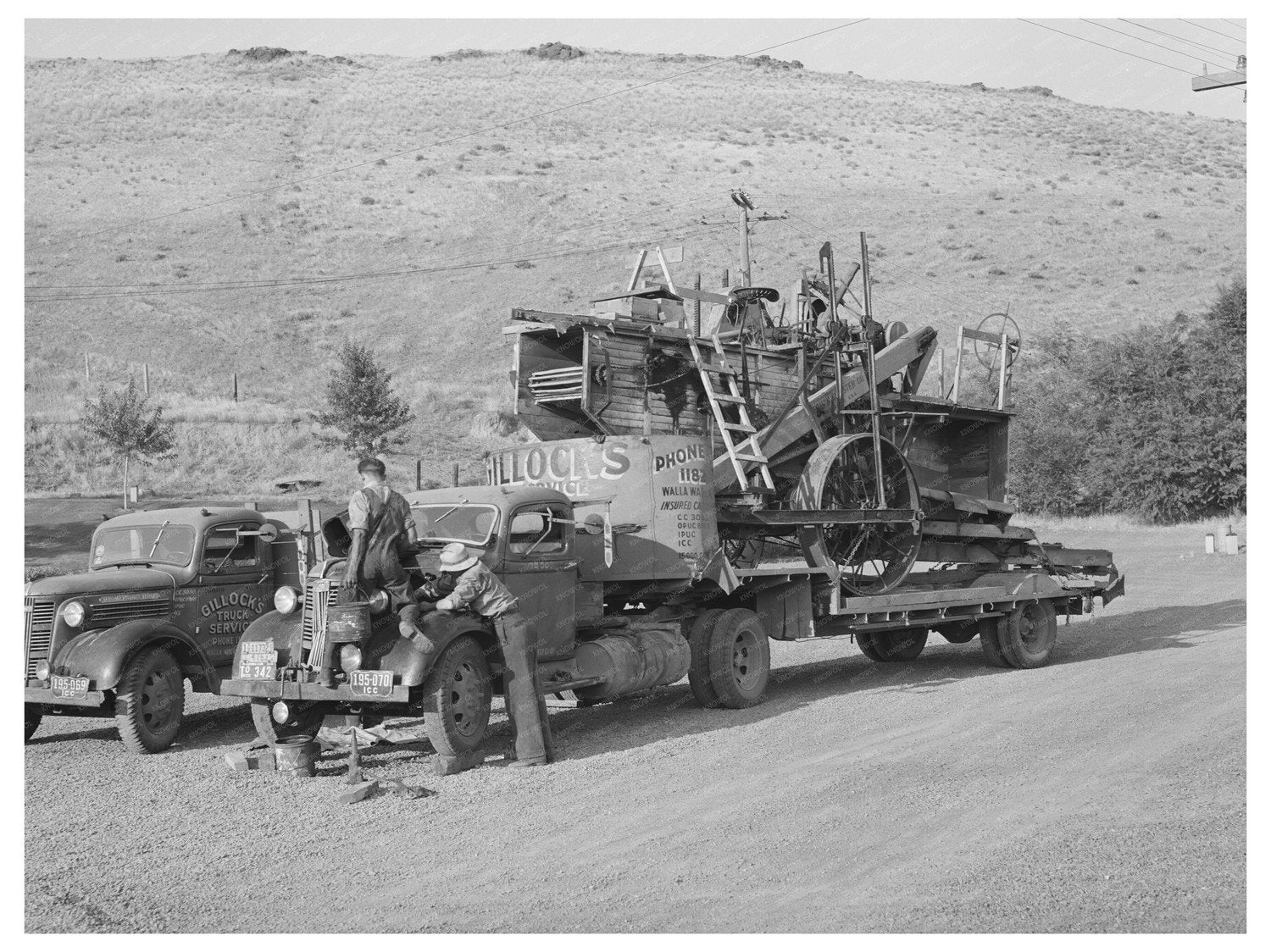 1941 Truck for Transporting Combines in Garfield County