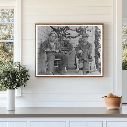 Farmer and Son Working in Boundary County Idaho 1941