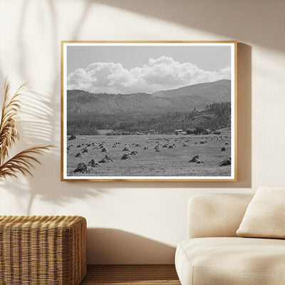 Boundary County Idaho Farming Landscape September 1941