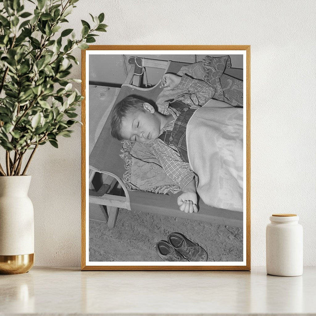 Farm Worker Child Naps at Yakima Nursery School 1941