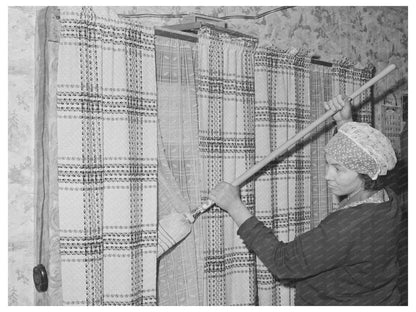 1941 Farmhouse Cleaning Scene Yakima County Washington