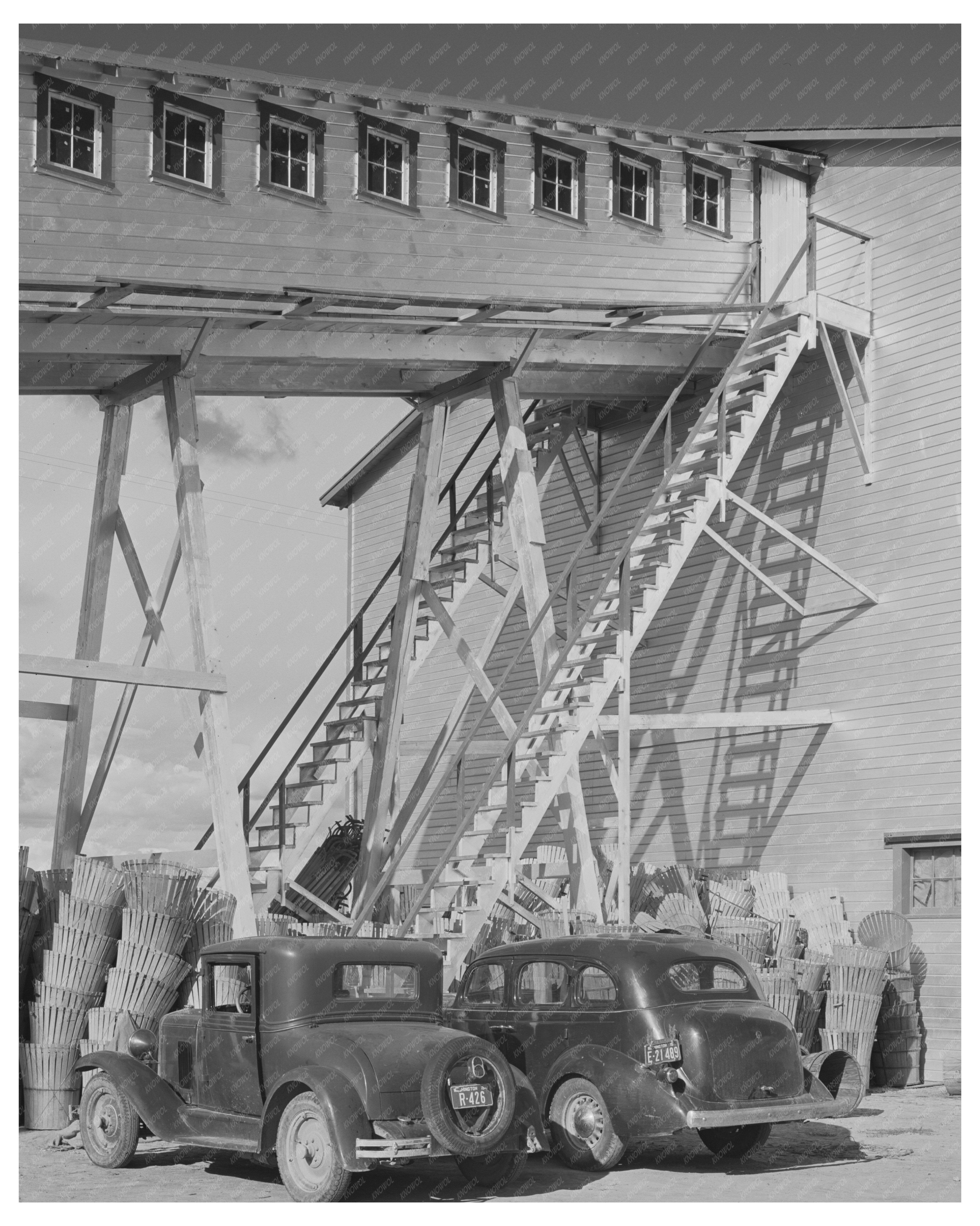 Yakima Chief Hop Ranch Kiln Vintage Image 1941