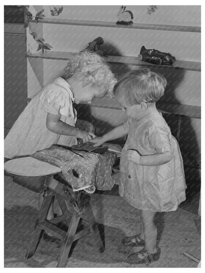 Little Girls at Nursery School Yakima Washington 1941