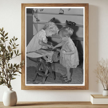 Little Girls at Nursery School Yakima Washington 1941