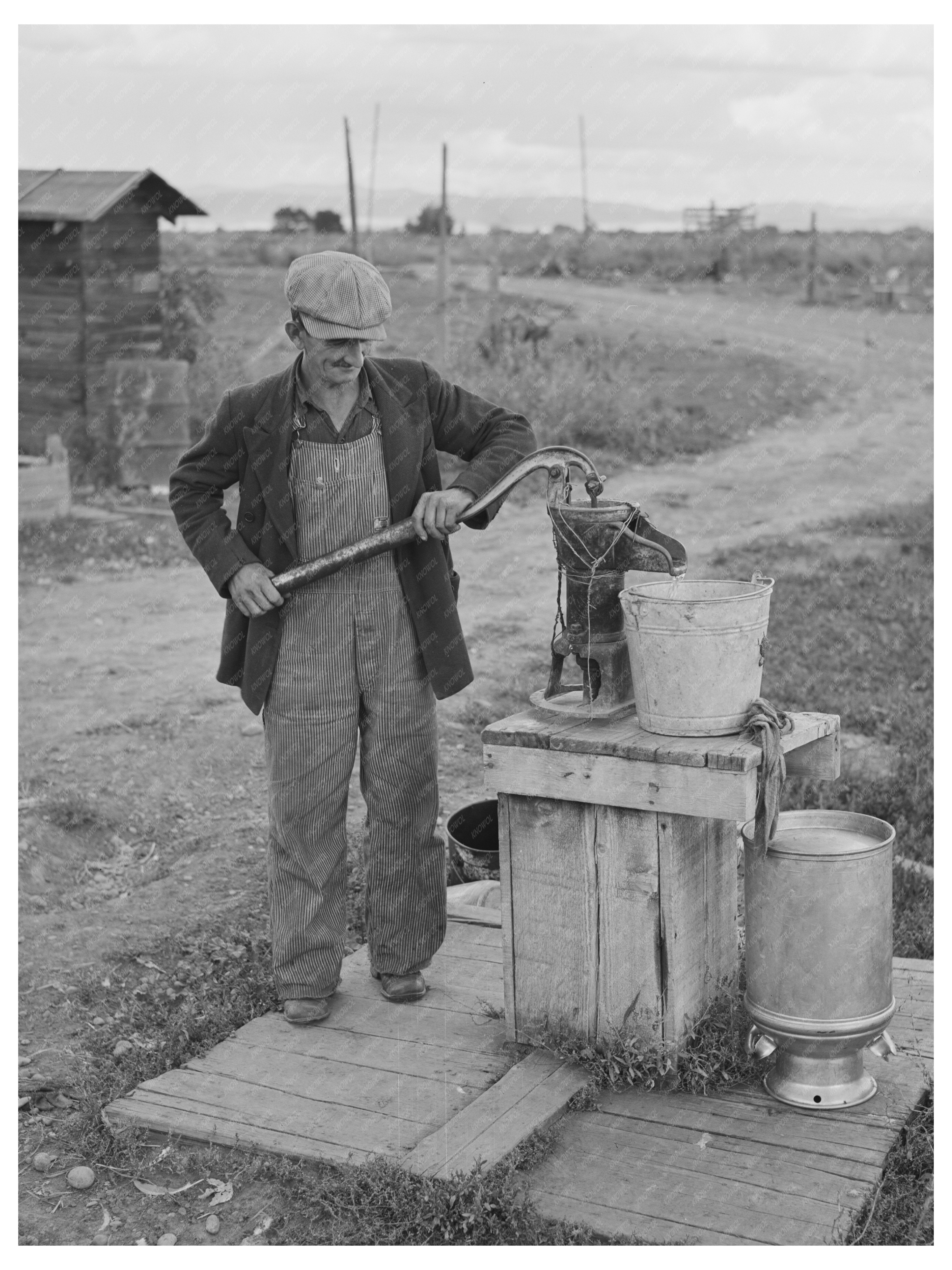 Vintage Well for Household and Livestock Water 1941