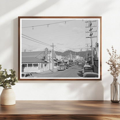 Seaside Oregon Beach Street Vintage Photo September 1941
