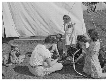 1941 Mobile Camp for Migratory Farm Workers in Oregon