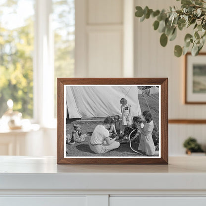 1941 Mobile Camp for Migratory Farm Workers in Oregon