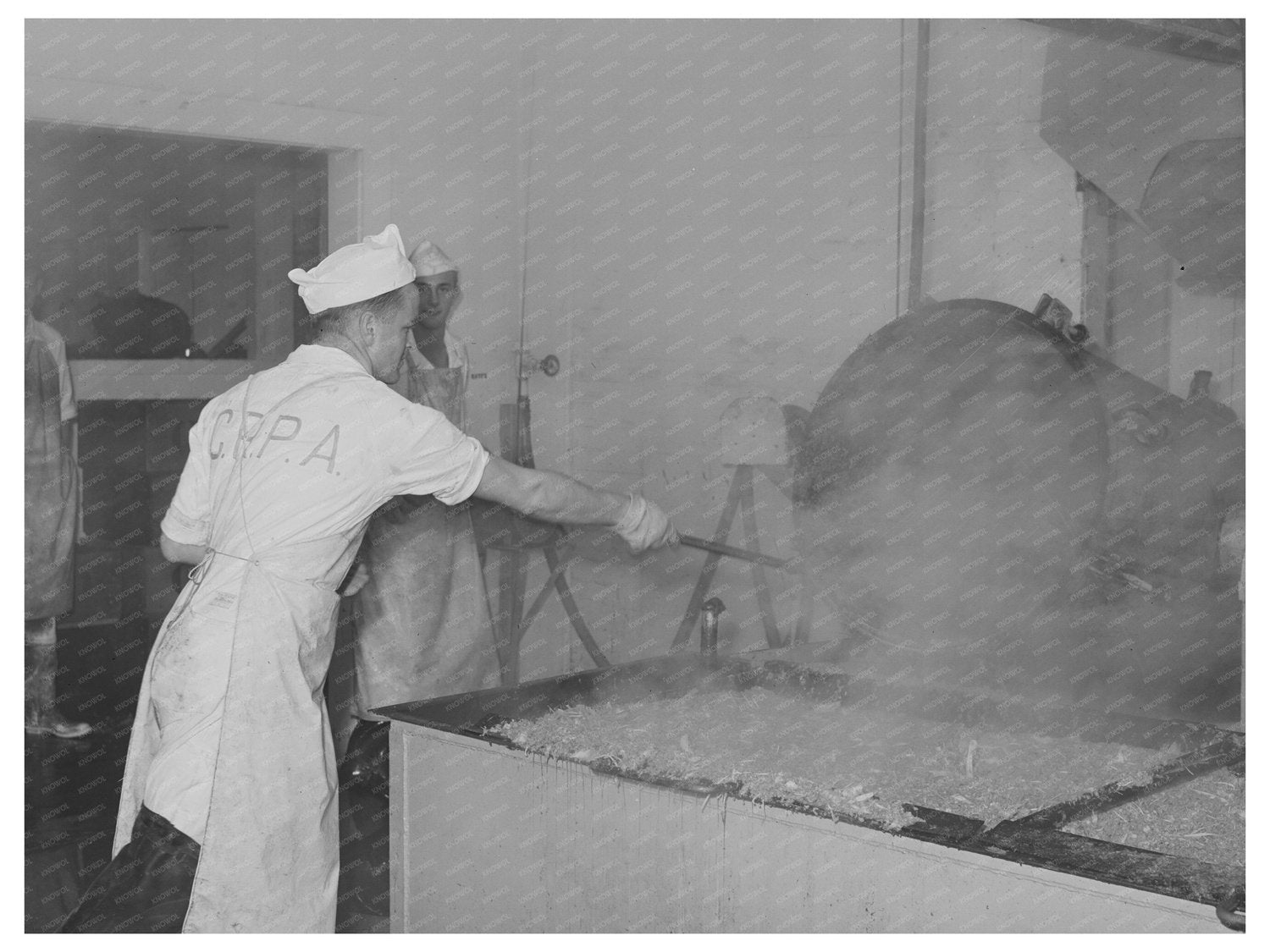 Salmon Oil Extraction Process Astoria Oregon 1941