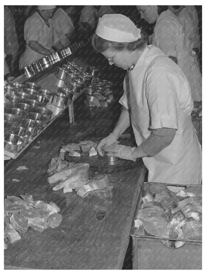 Columbia River Salmon Canning Plant Astoria 1941