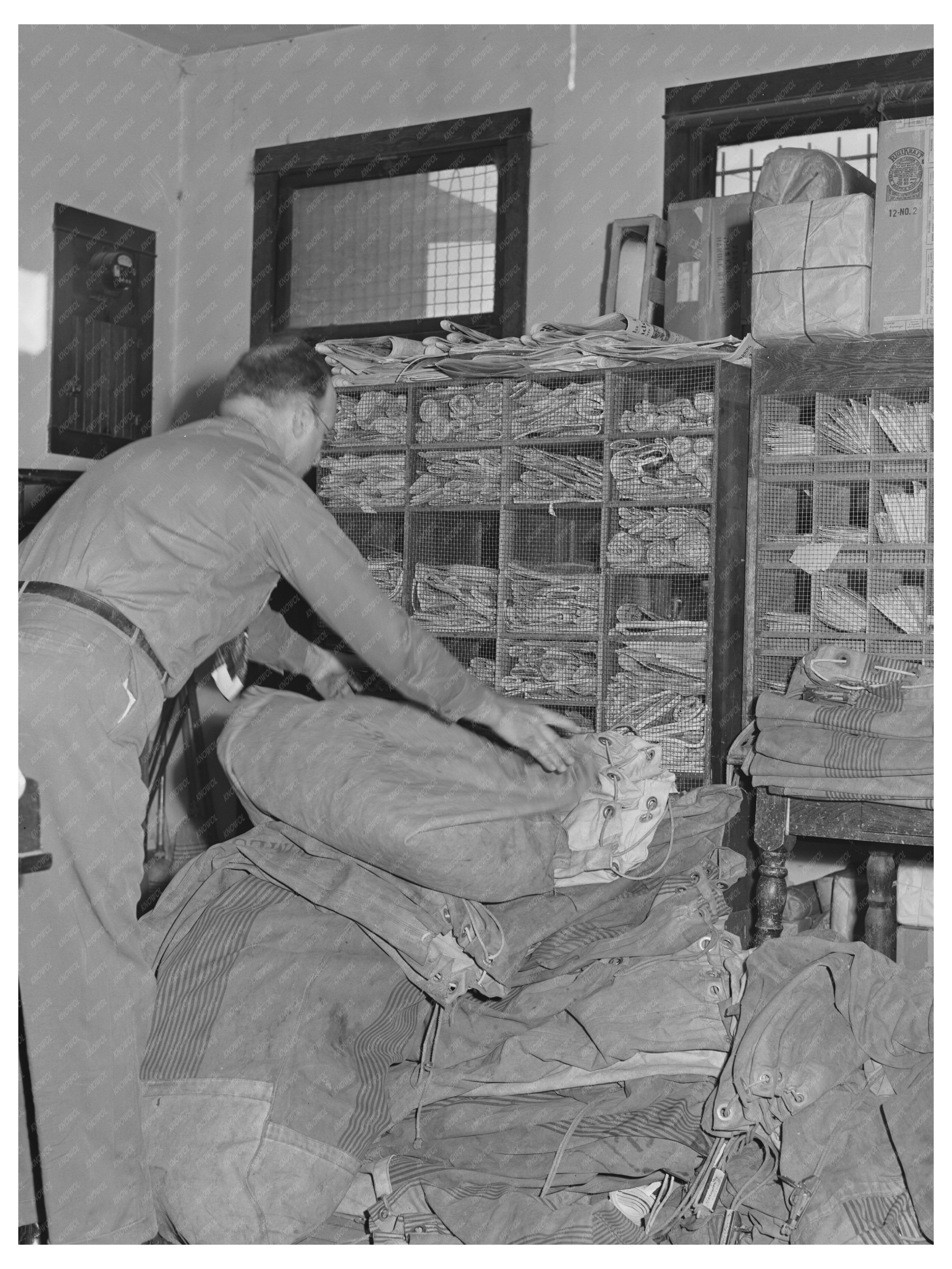 Hermiston Oregon Post Office 1941 Historical Image