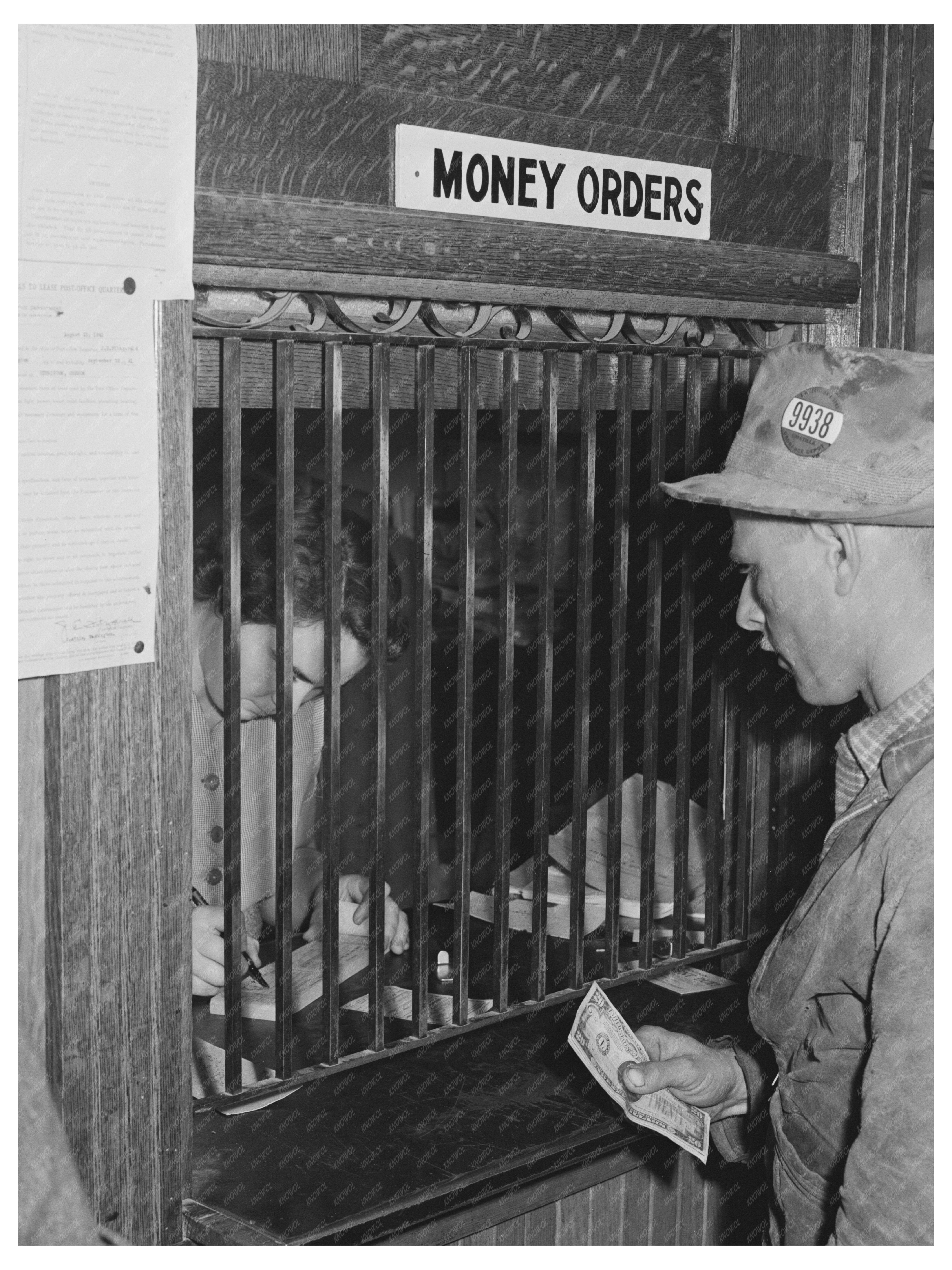 Hermiston Oregon Post Office September 1941 Image